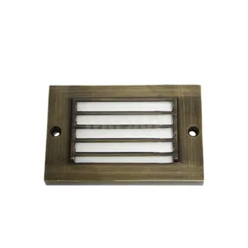 Wholesale Low Voltage 12V AC/DC Waterproof LED Floor Panel Garden Lighting in Cast Brass