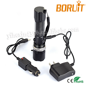Hot Selling 18650 Battery Led 700 Lumen 5W Rechargeable Police Flashlight