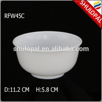 Heat Resistant White Opal Glass Bowl