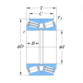 Rodamiento de rodillos DB, TDO de pulgada cónica de doble hilera