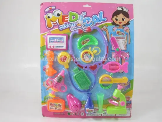 hot selling PP plastic doctor play toy set with EN71