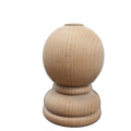 Topi Newel kayu solid mewah untuk pagar tangga