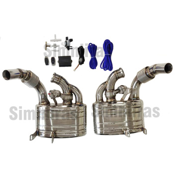 1998–2004 Sportauspuff für Porsche 911 996 Carrera Ventilschalldämpfer (Schalldämpfer)