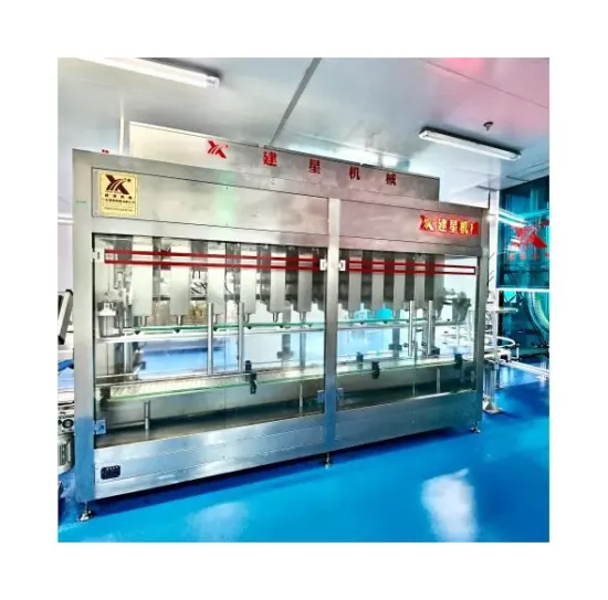 Automatic Weighing and Filling Machine: 8-Nozzle Cooking Oil Filling Machine