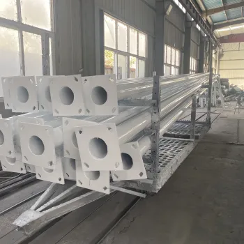 Hot Dip Galvanized Street Light Poles: Wholesale Prices for 5m to 12m