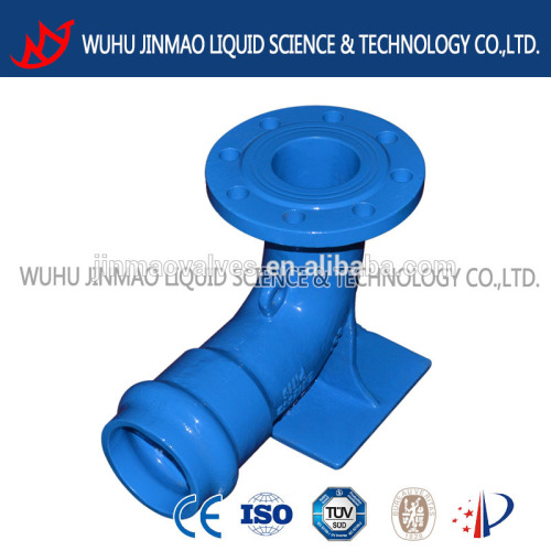 flanged socket duckfoot 90 degree bend pipe fitting