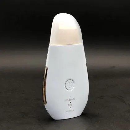Face Pore Shrinking Cleaner Spatula Ultrasonic Scrubber