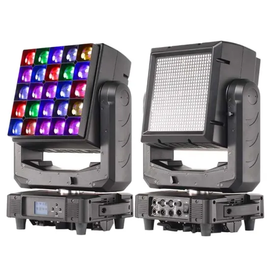 Double Face Beyond Lighting: 25x40W Zoom Wash & 576x0.2W Strobe RGBW 4-in-1 LED Matrix Moving Head for Events