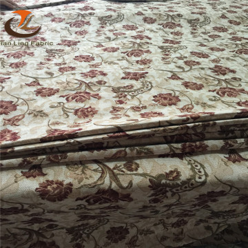 beautiful flower design sofa chair cushion cover fabric