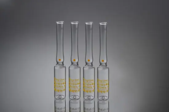Amber clear glass ampoule vial bottles 4ml