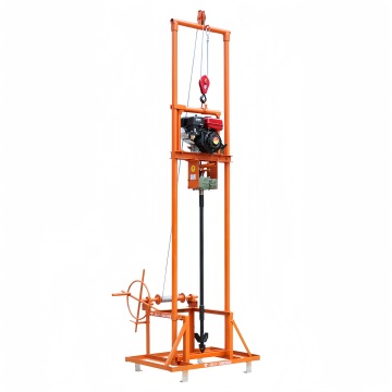 Portable 80m petrol mini rot penggerudian rig untuk telaga air