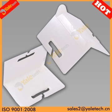 white plastic corners/corner protectors for frames/carton edge protector