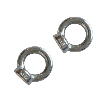 Le fabricant de Chine propose des écrous d'œil ovale en acier inoxydable dans des tailles M16, M6, M8, M10, y compris la bague rond plaquée à zinc 582 Round Roule des noix de l'œil
