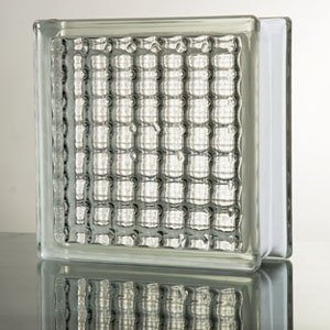 Kiln fired glass blocks for bars