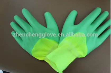Nylon Coated Latex Working Glove,Nylon Latex Gloves Latex Coated Gloves