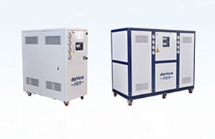 Scroll type air cooled water chiller
