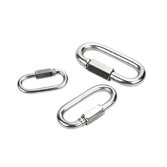 Customizable Stainless Steel Heavy-Duty Threaded Chain Links for Swing and Gym Equipment