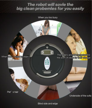 automatic robot vacuum cleaner 699 , Easy operation with powerful function (CE&RHOS)