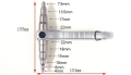 Manual Tube Expander Hand Copper Tube Expanding Tool ST-22 för luftkonditioneringsverktyg CT-622