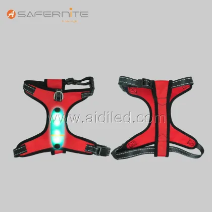 Glow In The Dark Led Lighted Dog Vest Harness
