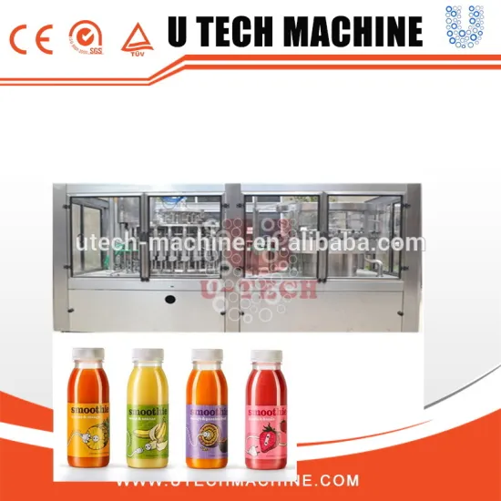 High Quality Fruit Juice Filling Machine/PET Bottle Hot Drink Processing Line (RCGF24-24-6)