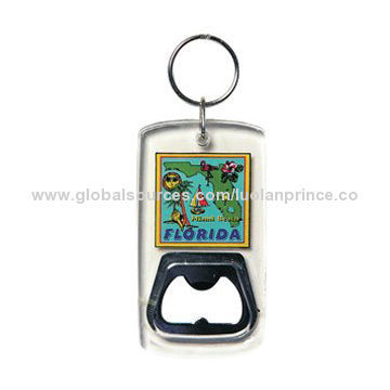 Epoxy metal plastic keychain, made of plastic, designs/shapes are customized