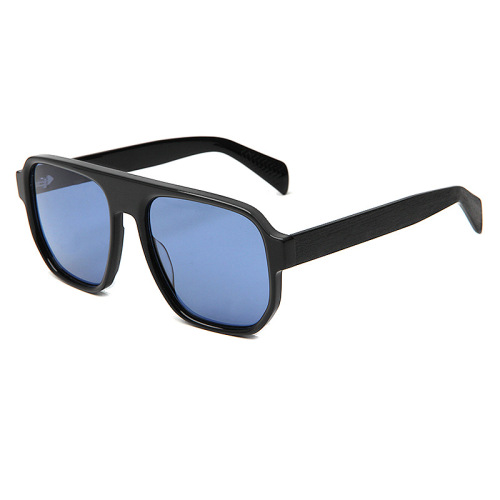 Premium Vintage Oversized Flat-Top Aviator Sunglasses