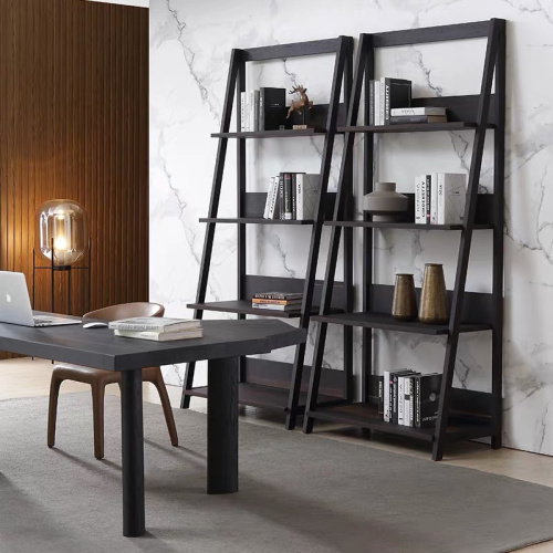 Black Office Desks Unique Design Irregular Desktop Desks Manufactory