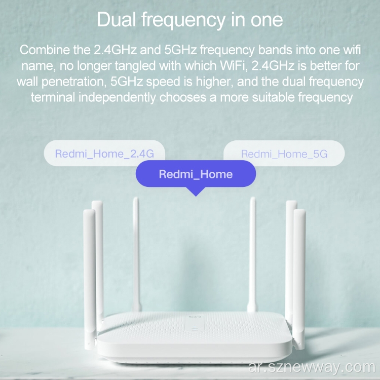 Xiaomi Redmi Router AC2100 لاسلكي واي فاي مكرر