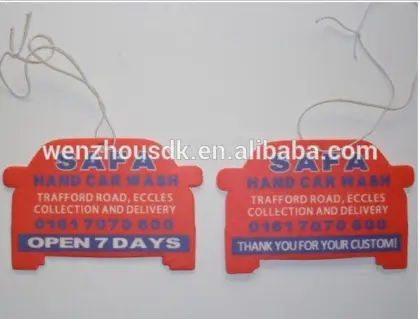 2016 custom hanging black car perfume wholesale for promotion