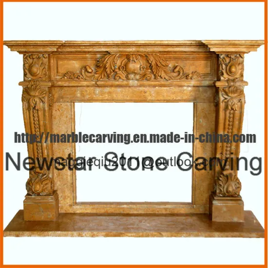 Antique French Fireplace Mantel/Fireplace Surround/Overmental