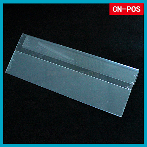 Clear Plastic Shelf Talker (H-PVC-011)