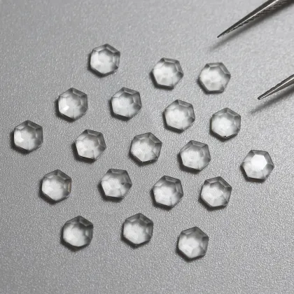 Natural Topaz Loose Stone White Topaz Hexagon Cut