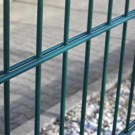 PVC Coated Double Wire Fence Panels