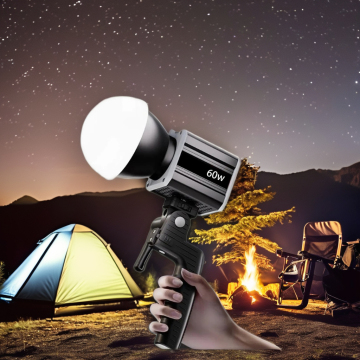 Luce video a LED TK a due colori portatili con potenza della batteria: una soluzione di illuminazione versatile da 60 W per fotografia di fotocamera, studio e vlog