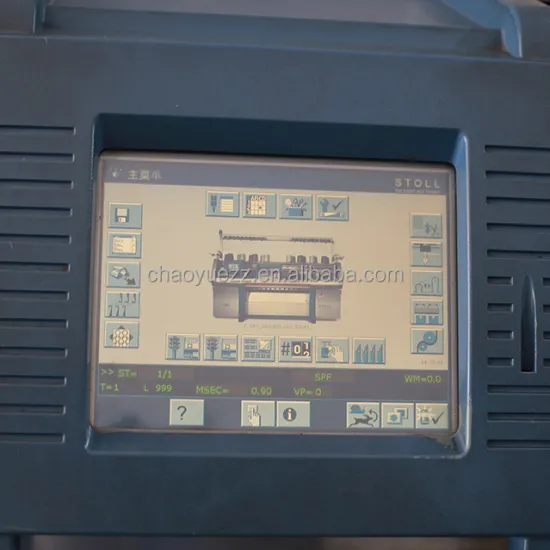 German Stoll CMS530 & 330TC Knitting Machine Parts: Complete Input Unit, Display, and Touch Screen for Models 250 & 298