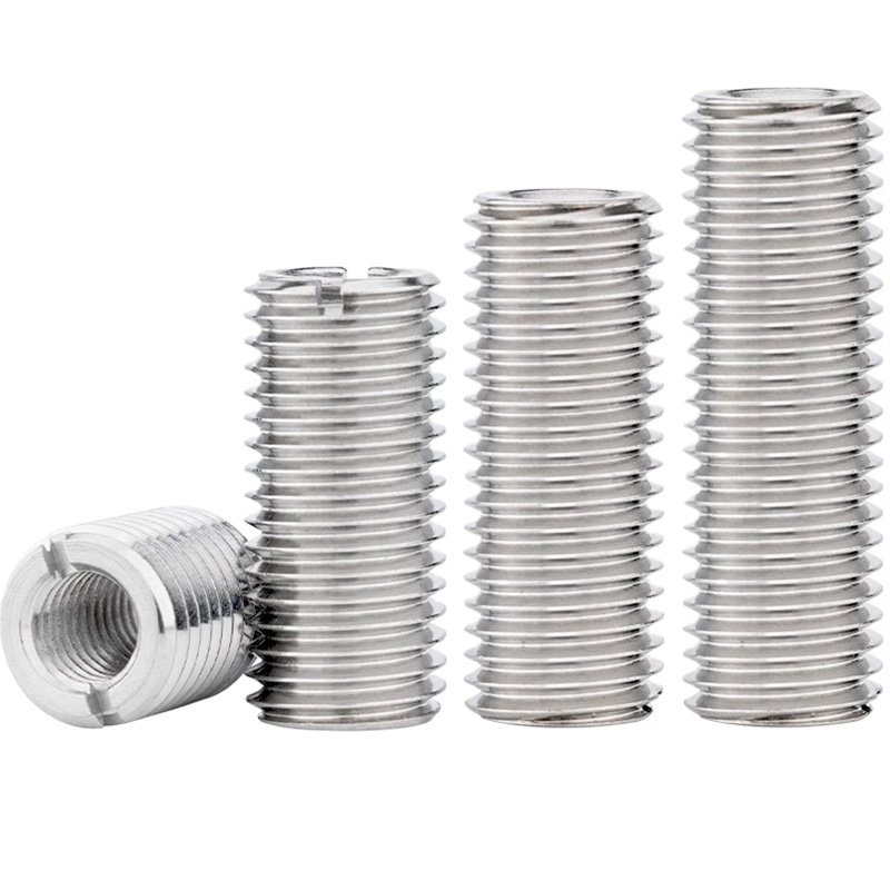 High Quality M4 M5 M8 M10 M12 M16 Stainless Steel Thread Insert Nut Galvanized Finish Adapter Screw for Wood DIN Standard