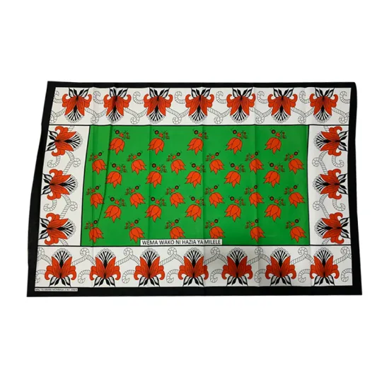 Fashion polyester khanga fabric