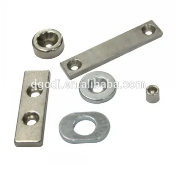 CNC machines custom made different shape steel ndfeb magnet supplier