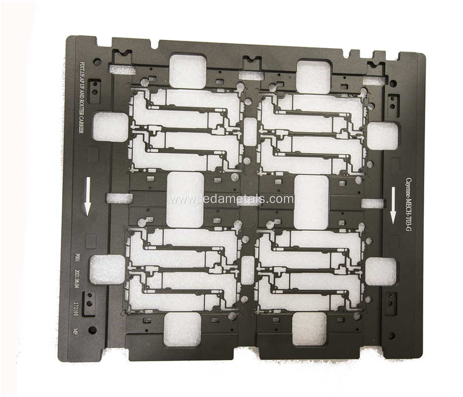 Custom Aluminum Router Carrier CNC Machined Laser Cutting