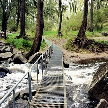 Galvanized Steel Grating Bridge