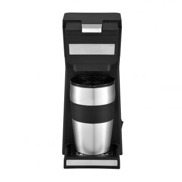 Kaffeemaschine mit Edelstahlgehäuse 0,42l Kapazität