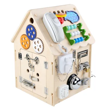 Wholesale Wooden Playhouses: Educational Toys for Kids on Busy Board