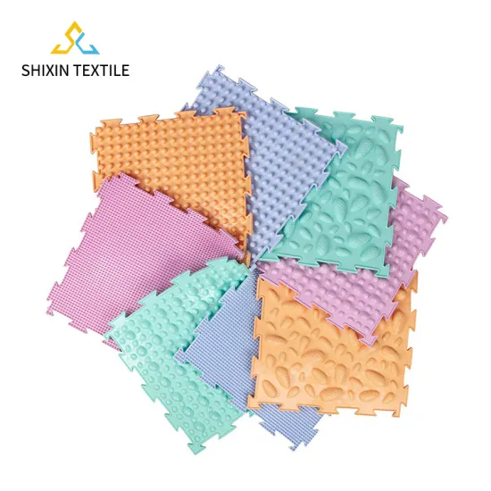 3D Dynamic Sensory Flooring: Massage Mat & Textured Kids Educational Toys for Plush Learning Experience with PVC Material
