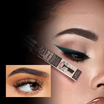 Long Lasting Waterproof Eyebrow 2 in 1 Tinting Cream Brush Set