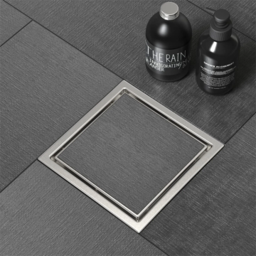 square bathroom anti odor floor drain