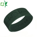Waterproof Silicone Finger Ring Engraved Engagement Rings