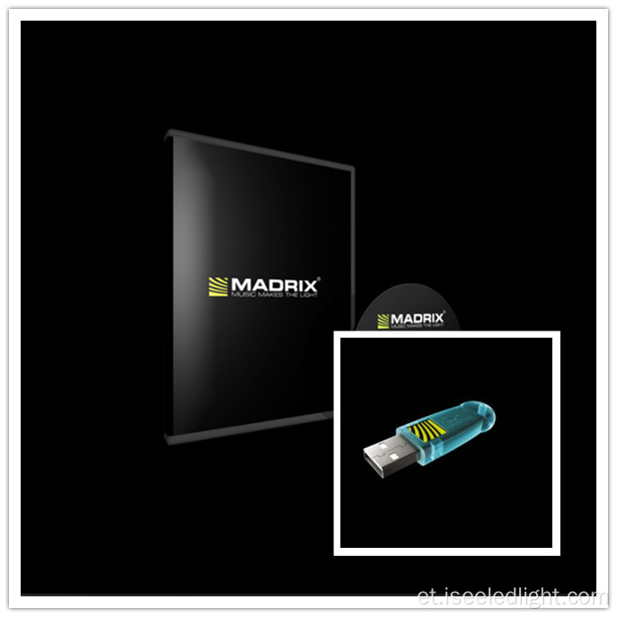 DMX -klubi valgustuse põhiline Madrixi võti