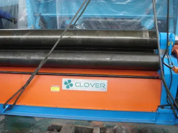 High Efficiency Plate Rolling Machine 3 Roller Symmetrical 12mmx2500mm