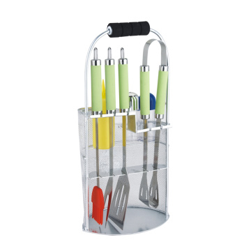 Ensemble d&#39;outils de barbecue en acier inoxydable 8pcs